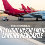 easyjet flight u2238 emergency landing newcastle